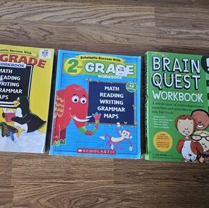 Scholastic Grade Workbook - Blue and Red